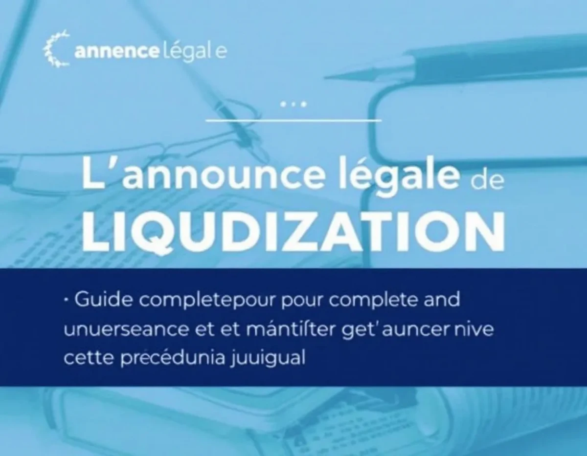 L'annonce légale de liquidation : Guide complet pour comprendre et maîtriser cette procédure juridique